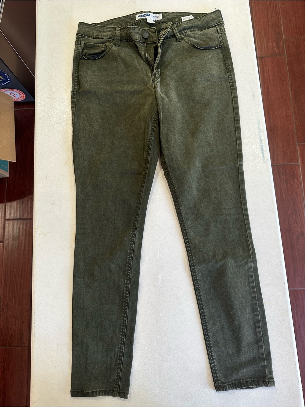 Old Navy Women’s Olive Skinny Jeans - Deep Olive Green